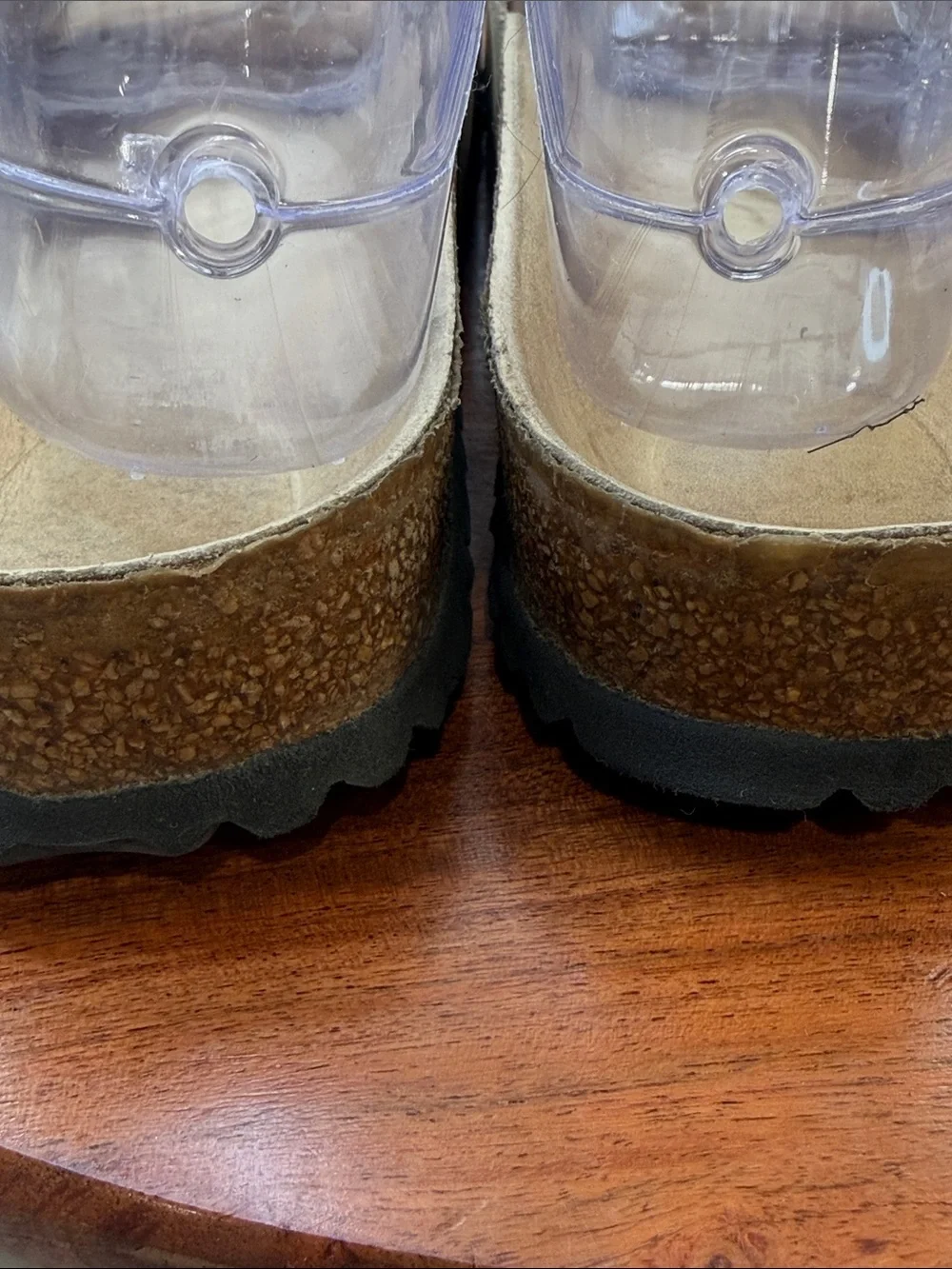 Birkenstock Madrid Big Buckle Slide Sandals with Gold Buckle